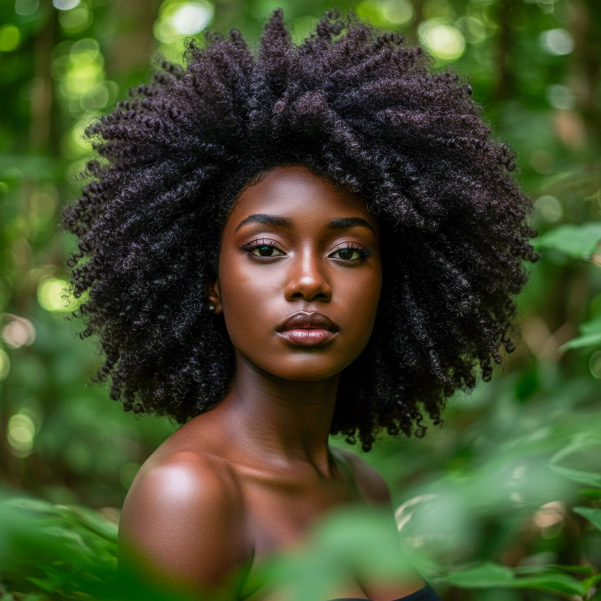 portrait-of-a-woman-with-dark-curly-hair-framed-by-lush-green-tropical-leaves