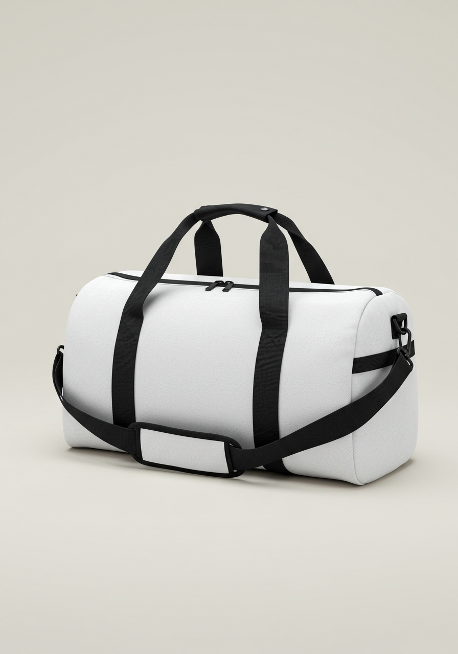 stylish-white-duffel-bag